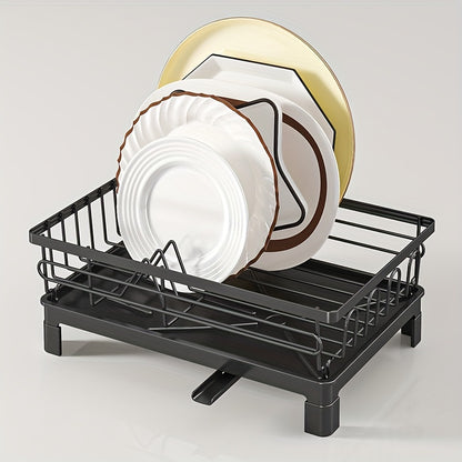 Dish Drying Rack with Drainboard