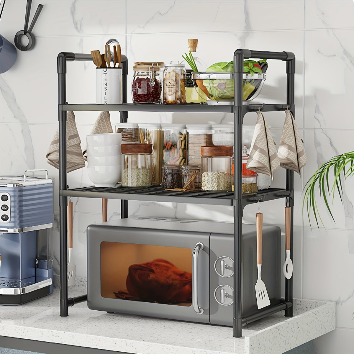 Microwave Oven Storage Rack